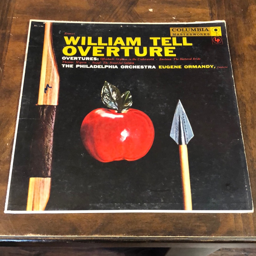 LP vinyl record William Tell Overture The Philadelphia Orchestra